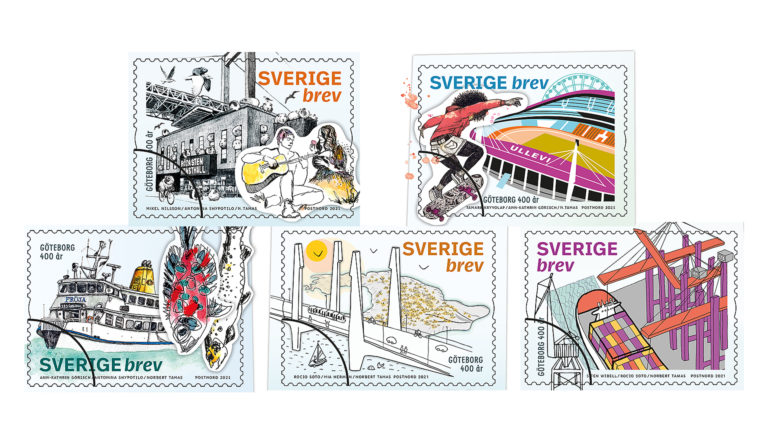 Stamps Göteborg 400 år - Göteborg 2021